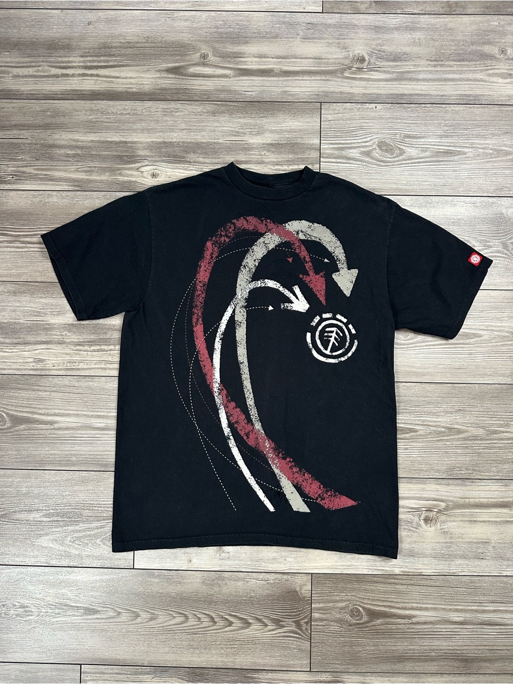 Y2K Element Slateboards Arrow Graphic T Shirt